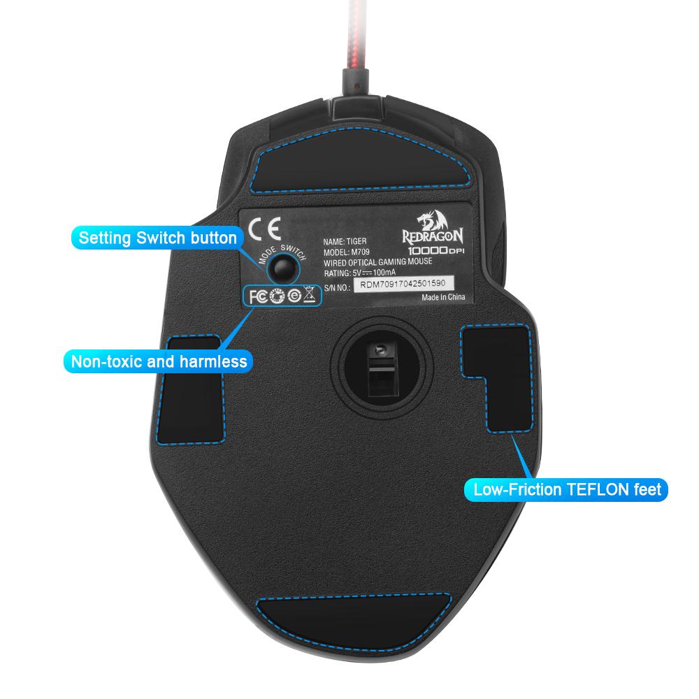 Redragon USB Gaming Mouse 10000 DPI