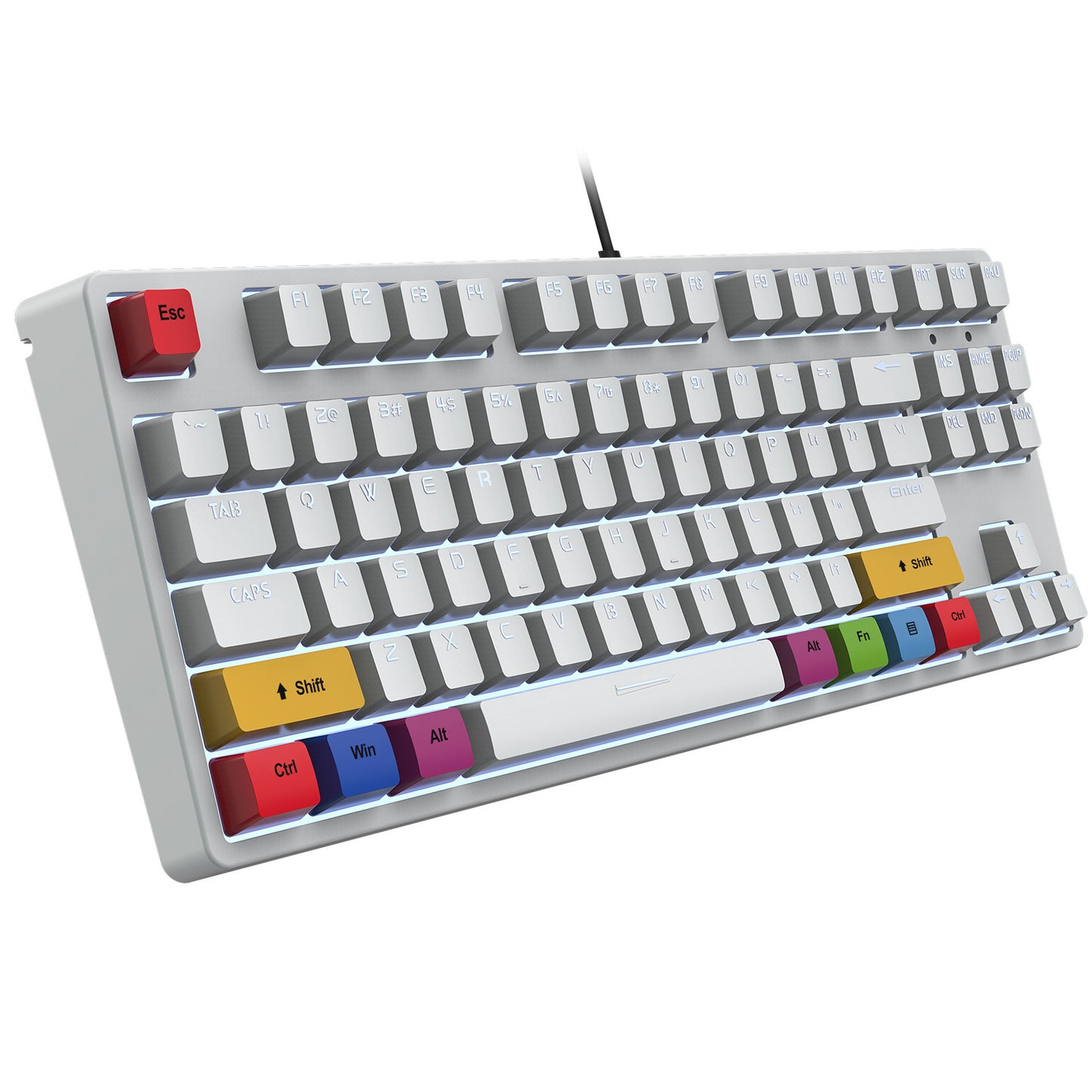 Gizmava RedStorm 87 – Mechanisch Gaming Toetsenbord met Rode Switches