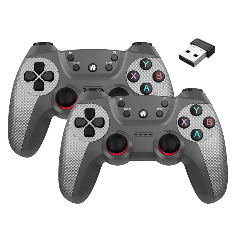 Gizmava DualWave 2.4G – Draadloze Dual-Player Gamecontroller voor PC, TV en Consoles