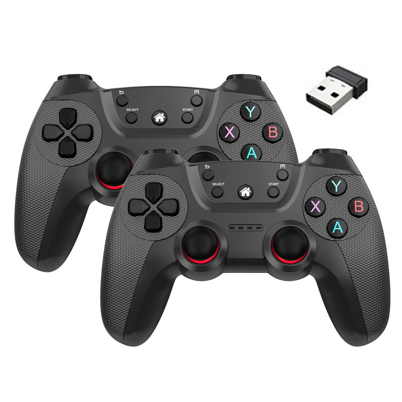 Gizmava DualWave 2.4G – Draadloze Dual-Player Gamecontroller voor PC, TV en Consoles
