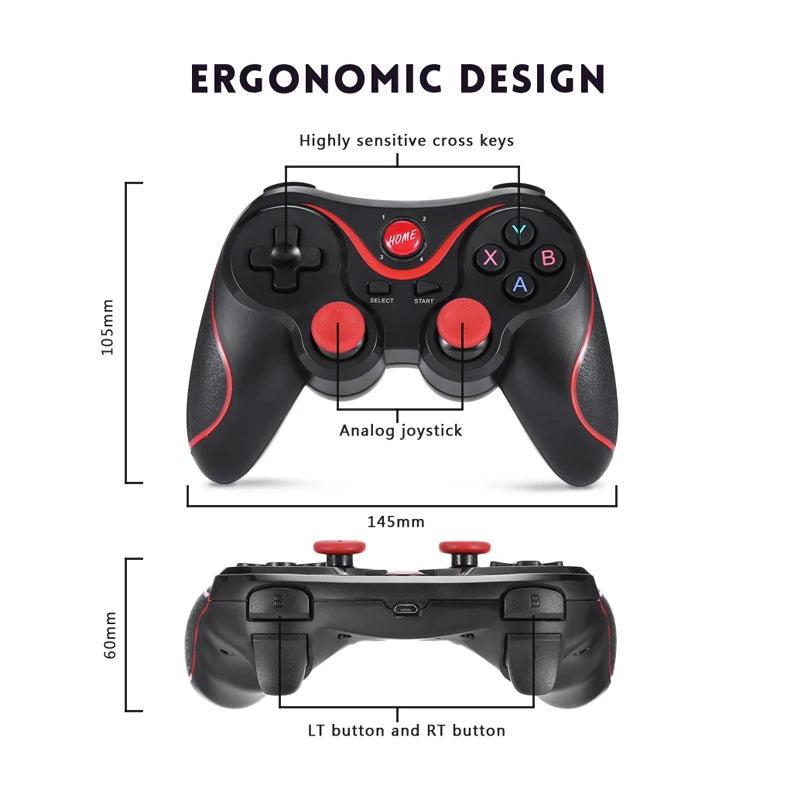 PXN T3 X3 Draadloze Bluetooth Gamepad