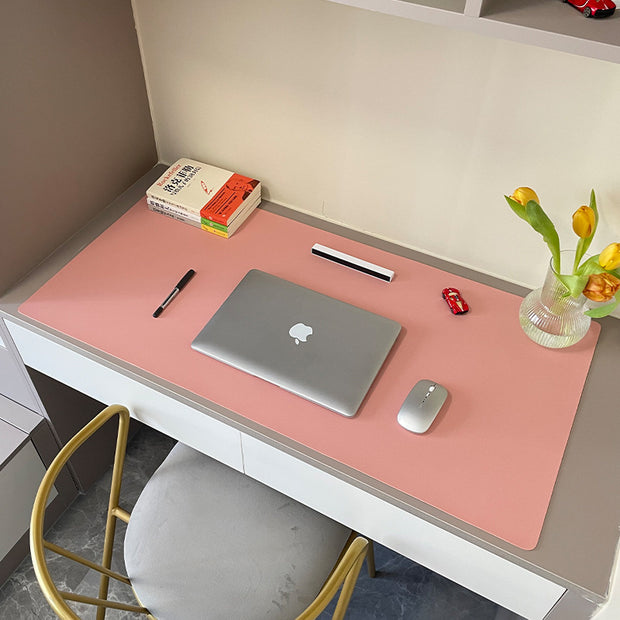 Large PU Leather Desk Protector Mat – Waterproof Mouse & Keyboard Pad 60x30cm