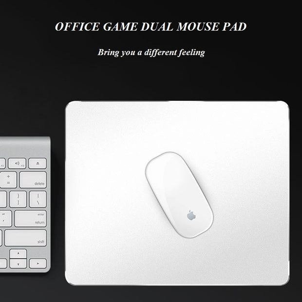 Gizmava Aluminium Gaming Mouse Pad – Hard Metal, Anti-Slip & Precisiecontrole