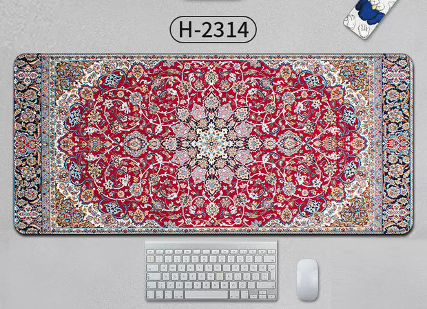 Large Persian Mouse Pad – Anti-Slip Rubber Desk Mat voor Office en Gaming