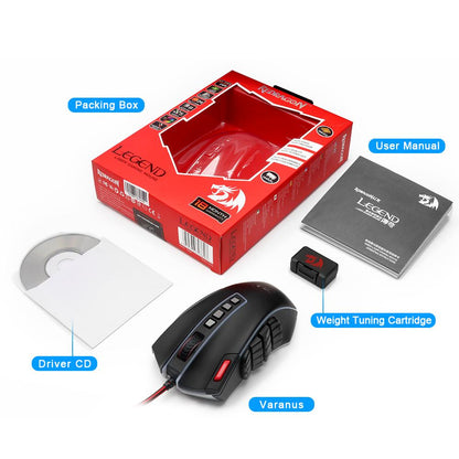 Redragon USB Gaming Mouse 16400 DPI – 24 Knoppen