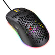 Hollow Hole RGB Gaming Mouse – Lichtgewicht & Stijlvol