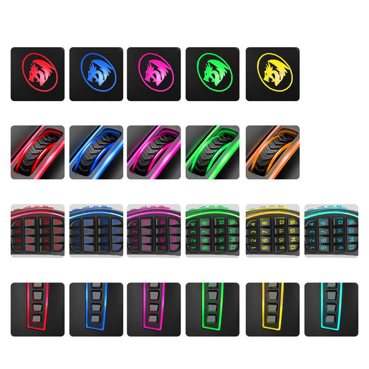 Redragon USB Gaming Mouse 16400 DPI – 24 Knoppen