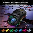 Hollow Hole RGB Gaming Mouse – Lichtgewicht & Stijlvol