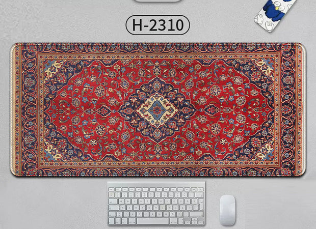 Large Persian Mouse Pad – Anti-Slip Rubber Desk Mat voor Office en Gaming