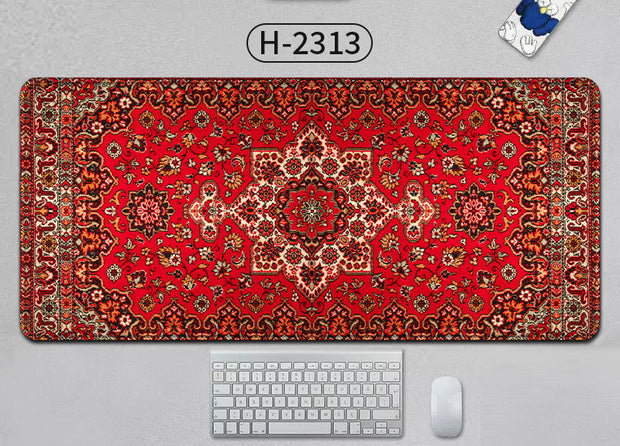 Large Persian Mouse Pad – Anti-Slip Rubber Desk Mat voor Office en Gaming