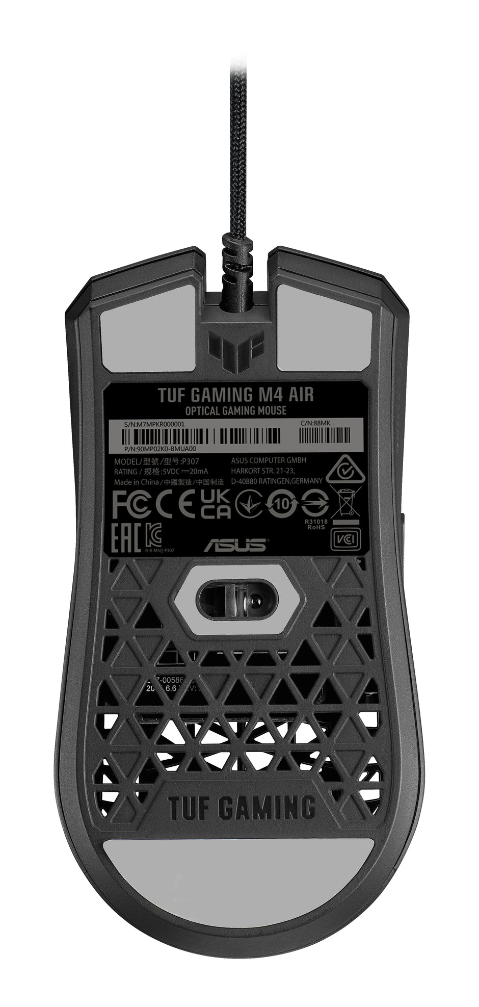 ASUS TUF Gaming M4 Air – Ultralichte Precisie voor Elke Gamer