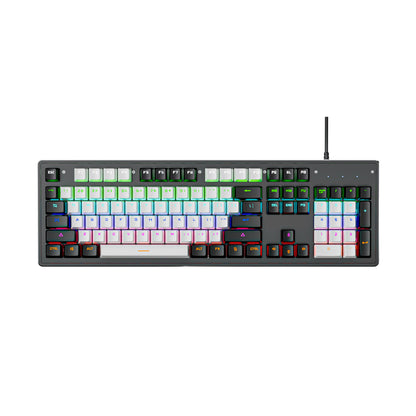 Gizmava K880 Bedraad Mechanisch Toetsenbord – Hot Swappable 104 Keys