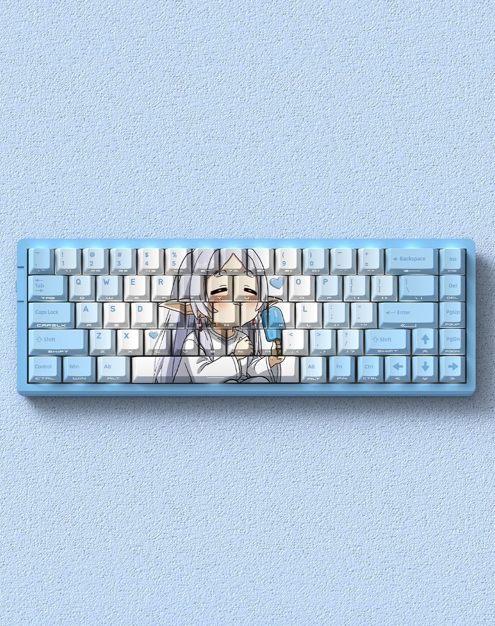 Gizmava Mysterious Realm 74 – PBT Keycap Set met Anime-Design (Sublimatie OEM-kwaliteit)