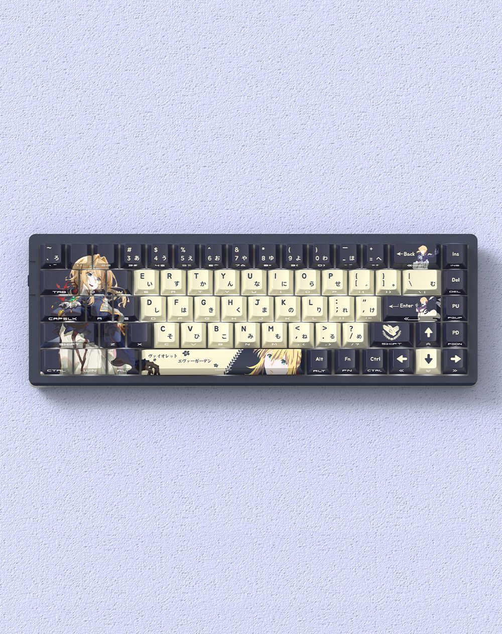Gizmava Mysterious Realm 74 – PBT Keycap Set met Anime-Design (Sublimatie OEM-kwaliteit)
