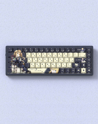 Gizmava Mysterious Realm 74 – PBT Keycap Set met Anime-Design (Sublimatie OEM-kwaliteit)