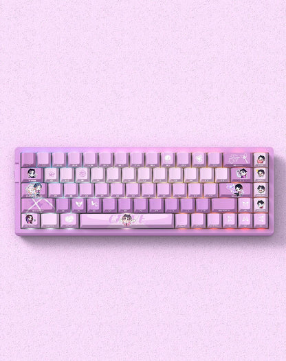 Gizmava Mysterious Realm 74 – PBT Keycap Set met Anime-Design (Sublimatie OEM-kwaliteit)