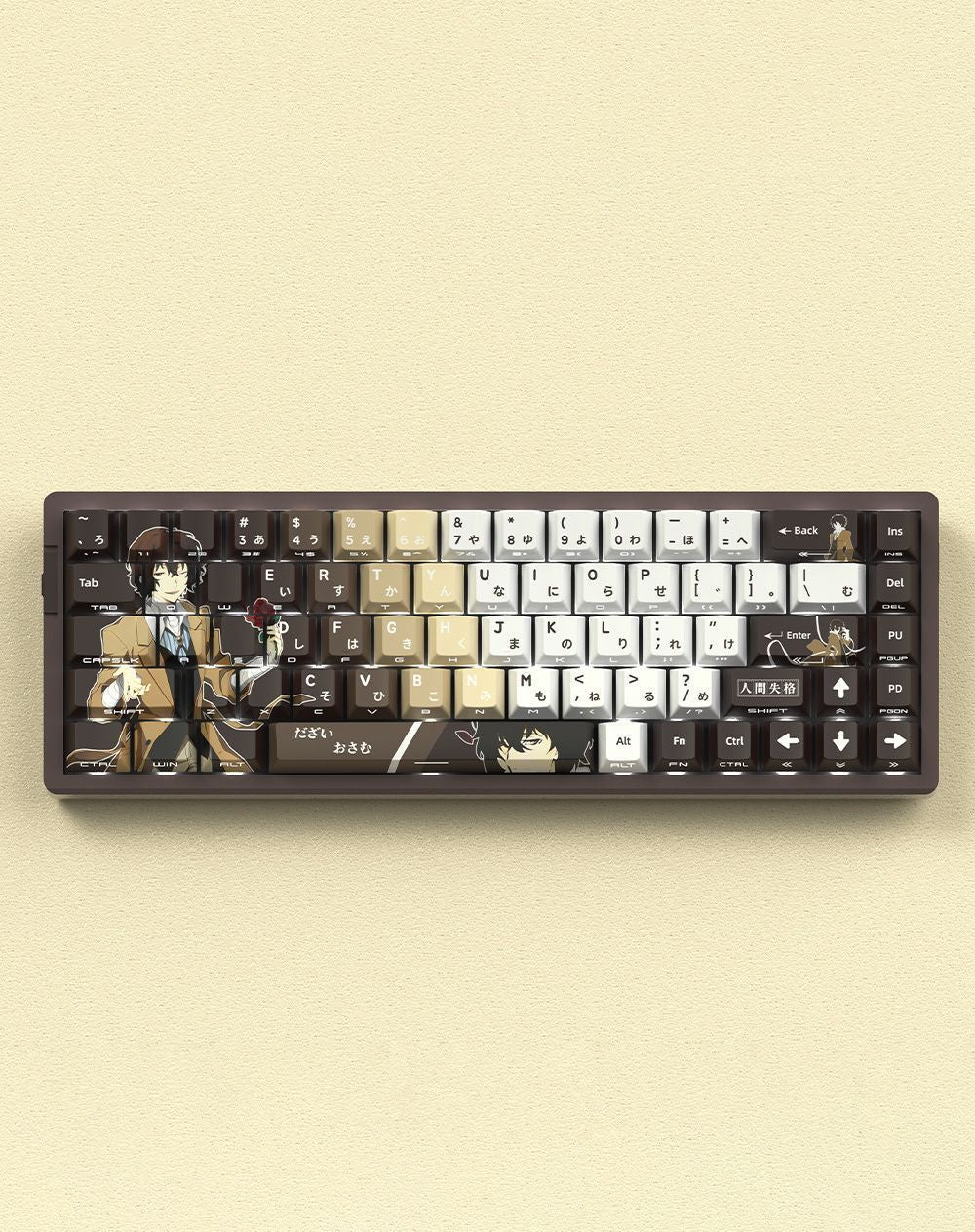 Gizmava Mysterious Realm 74 – PBT Keycap Set met Anime-Design (Sublimatie OEM-kwaliteit)