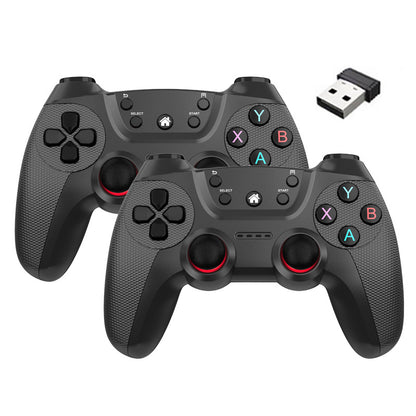 Gizmava DualWave 2.4G – Draadloze Dual-Player Gamecontroller voor PC, TV en Consoles