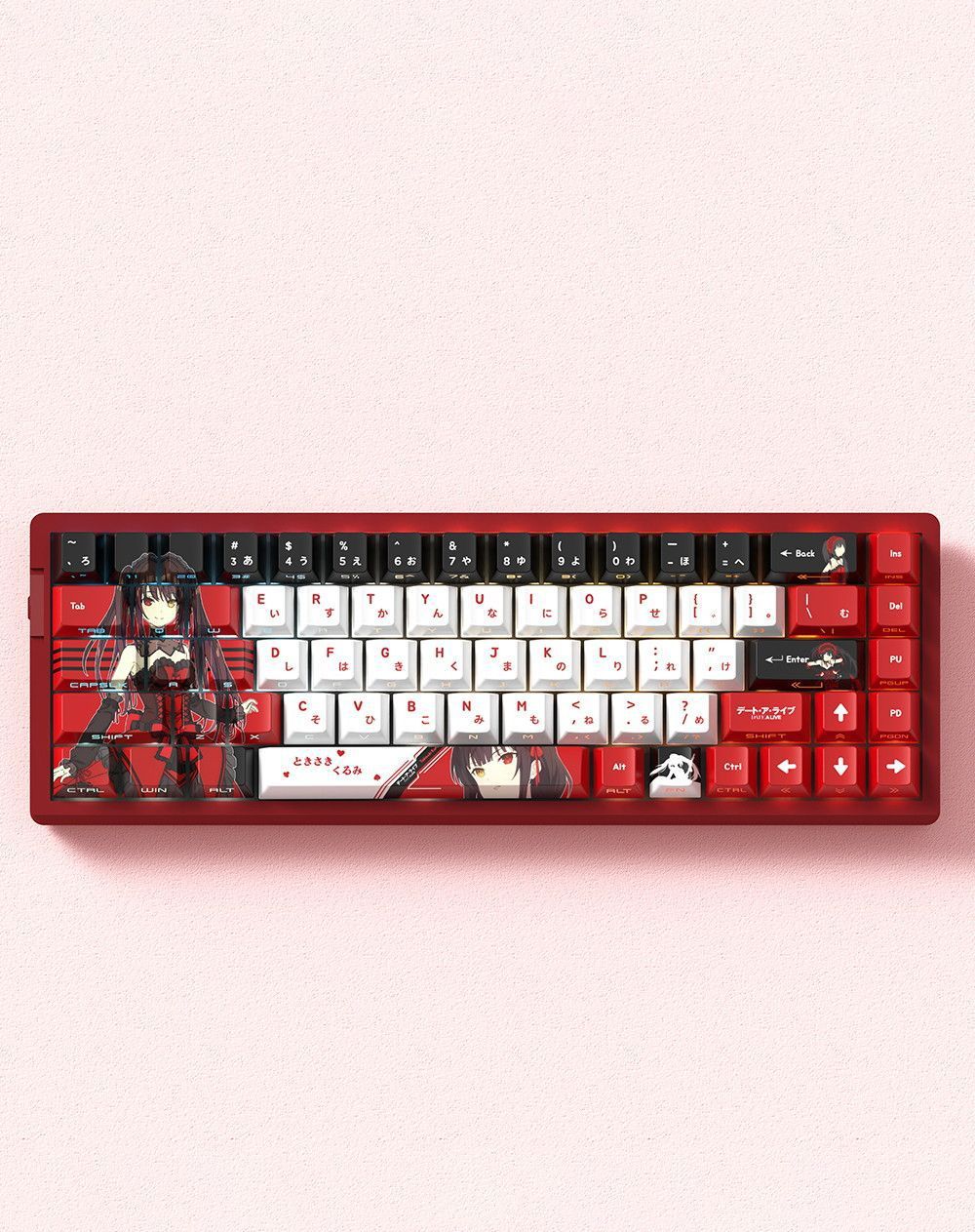 Gizmava Mysterious Realm 74 – PBT Keycap Set met Anime-Design (Sublimatie OEM-kwaliteit)