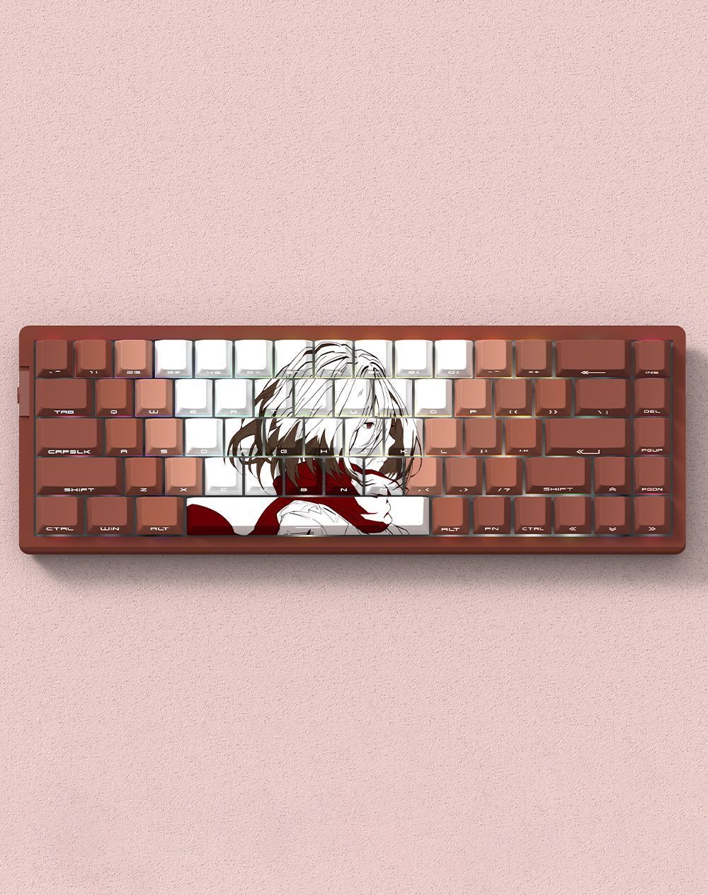 Gizmava Mysterious Realm 74 – PBT Keycap Set met Anime-Design (Sublimatie OEM-kwaliteit)
