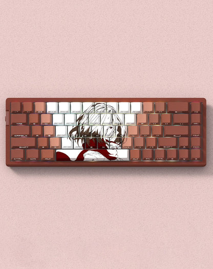 Gizmava Mysterious Realm 74 – PBT Keycap Set met Anime-Design (Sublimatie OEM-kwaliteit)