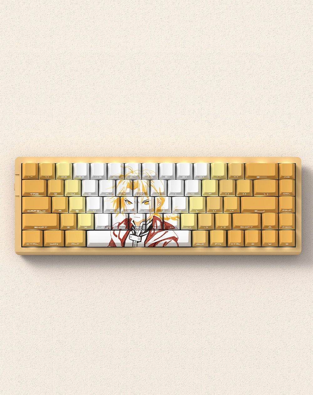 Gizmava Mysterious Realm 74 – PBT Keycap Set met Anime-Design (Sublimatie OEM-kwaliteit)