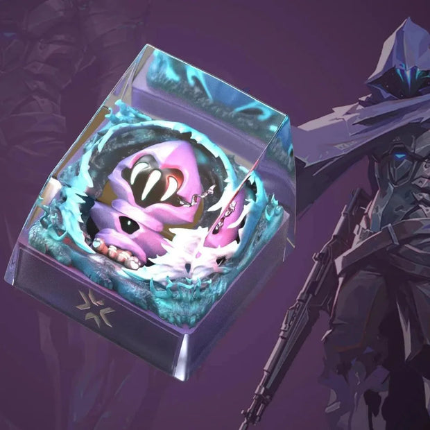 Valorant Artisan Keycap – Jett &amp; Gekko Edition 🎮